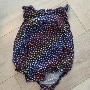 Old Navy Multicolor Heart Bodysuit